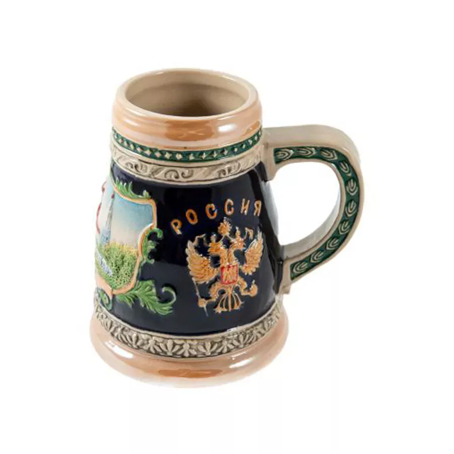  114331 Пивная кружка коллекционная Россия 