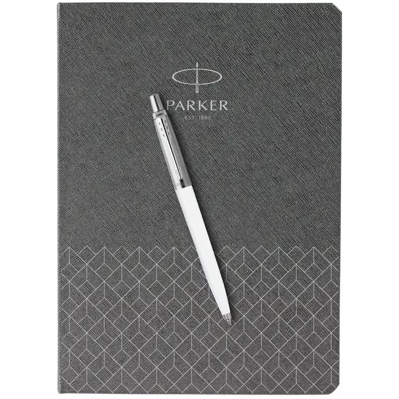 Parker Набор:Шар.ручка K60 Jotter Special White CT BP (0032930) + Ежедн. серый недат. (R0031110_5102930)  Фото 5