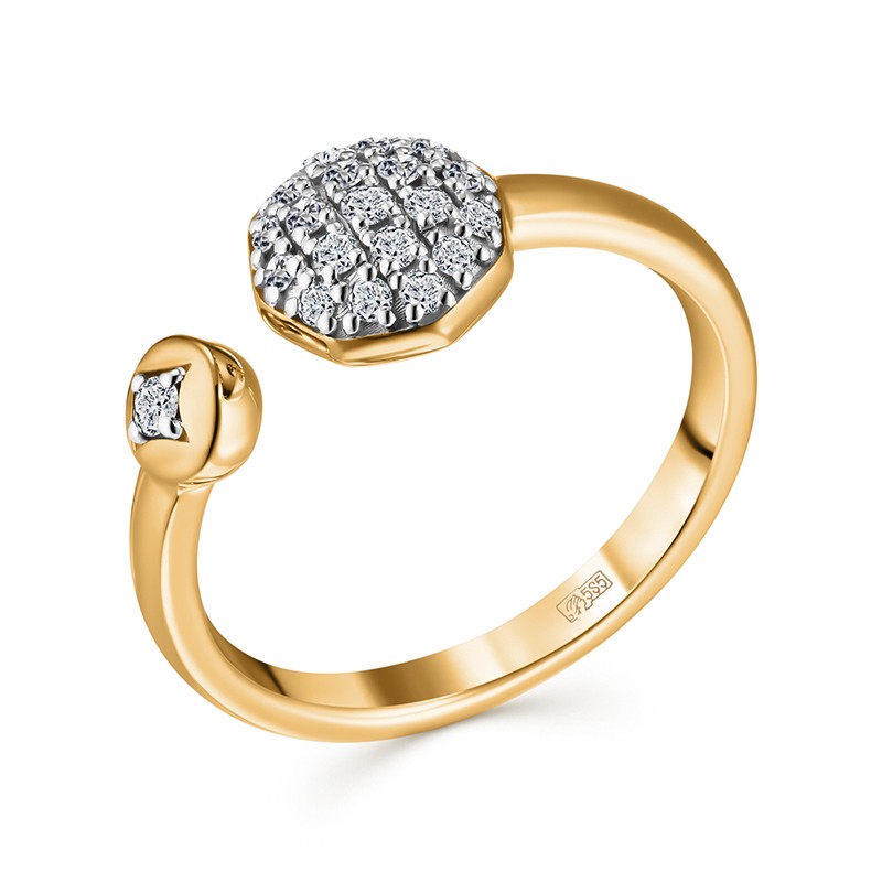 Купить ALROSA Diamonds 0P140H25S Кольцо Ohmy Diamonds в Sibtime Фото 1 ALROSA Diamonds 0P140H25S Кольцо Ohmy Diamonds Фото 1