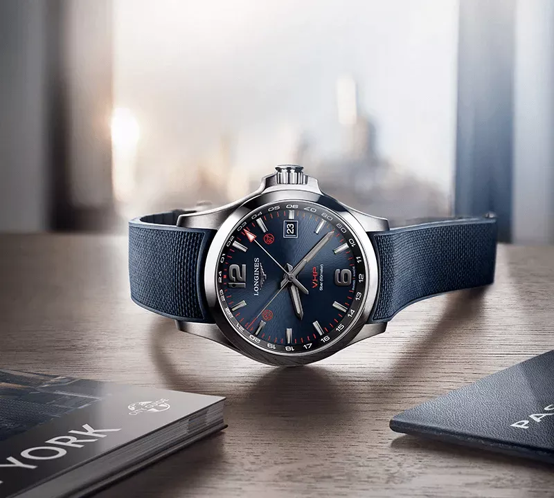 Наручные часы  Longines L3.719.4.96.9 Conquest Фото 2