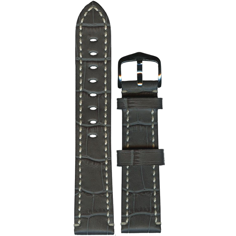 HIRSCH Ремешок 1090 28 30 28 Silver Sette Knight 