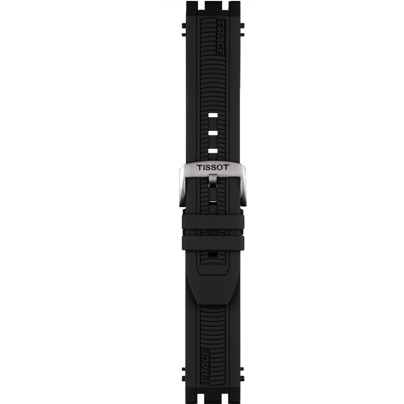 Tissot T603041963 Ремень черный, силик. 