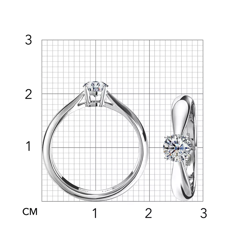 ALROSA Diamonds 0C257311S Кольцо  Фото 2