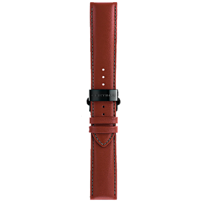 Certina Ремень Certina 22мм коричн. C001.647 черная клипса (C600021412) 