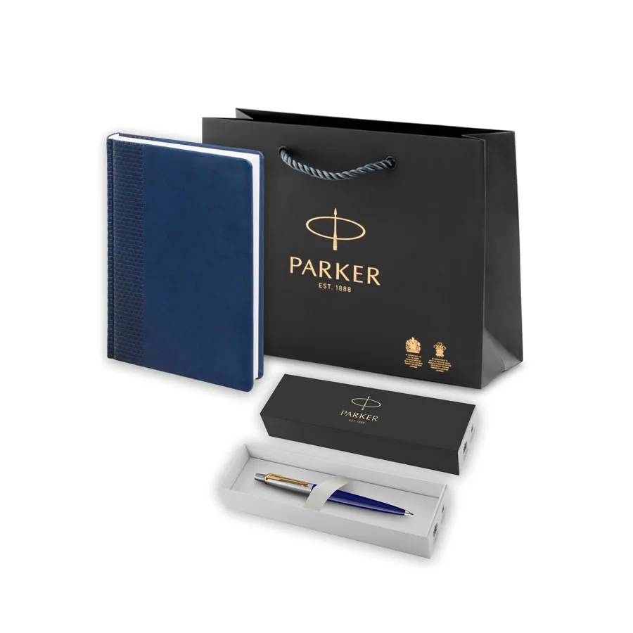 Parker Набор: Шар. ручка K160 Jotter Special Blue GT BP (1902662) + Ежедневник син. недат. (190264_5402662)  Фото 1