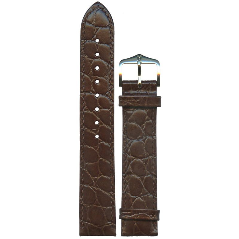 HIRSCH Ремешок 1232 28 10 17 Gold Sette Crocograin 
