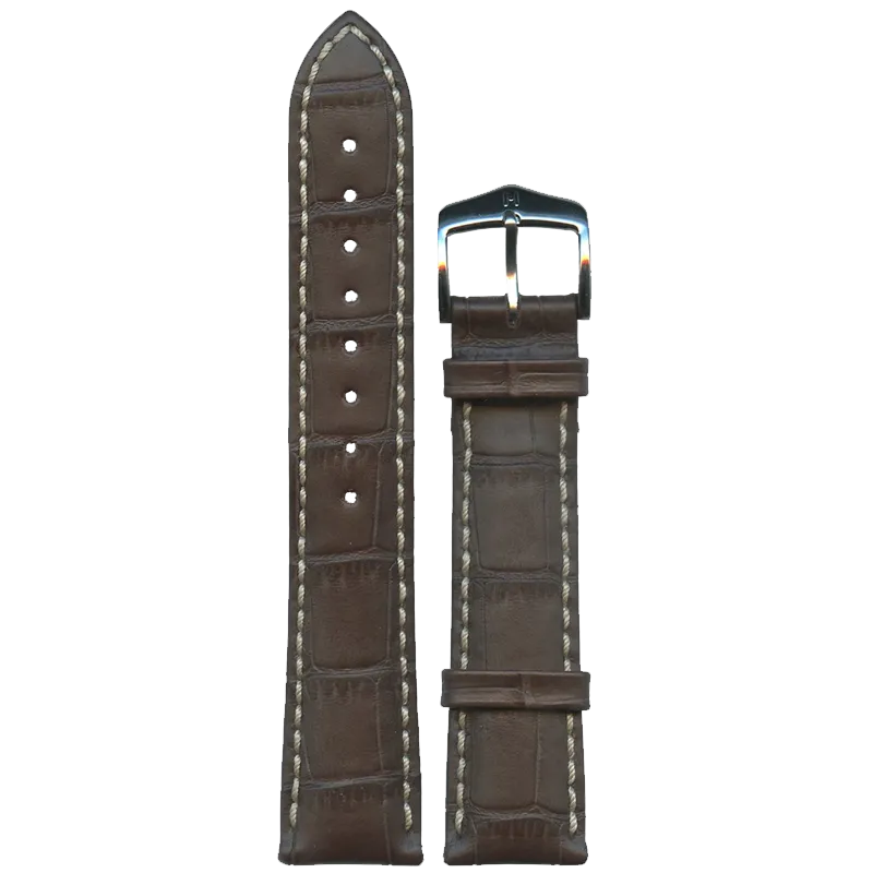 HIRSCH Ремешок 1030 28 10 20 Silver Sette Modena 