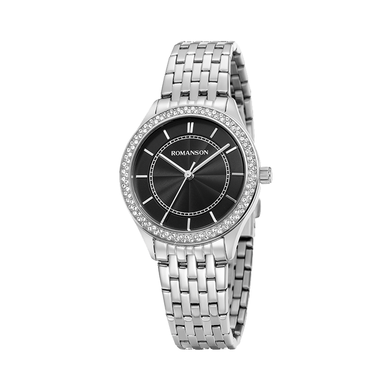 Купить Наручные часы Romanson RM1B20 TLW(BK) в Sibtime Наручные часы Romanson RM1B20 TLW(BK)