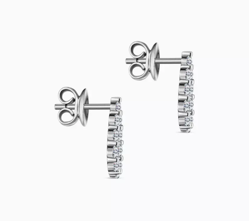 ALROSA Diamonds 9P095H11S Пуссеты  Фото 3