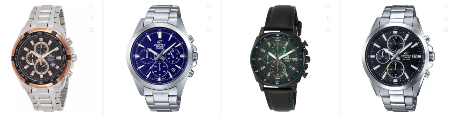 Скидка 20% на Casio Edifice и Casio G-Shock