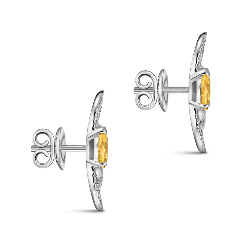 ALROSA Diamonds 9R469Y21S Пуссеты  Фото 3