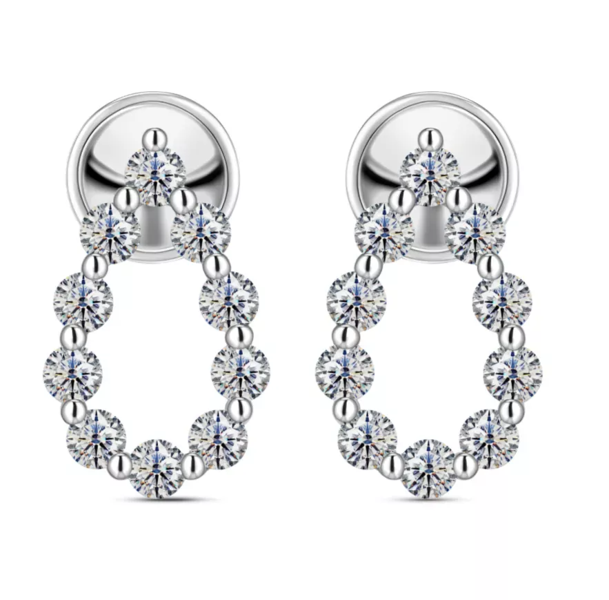 ALROSA Diamonds 9P095H11S Пуссеты  Фото 1