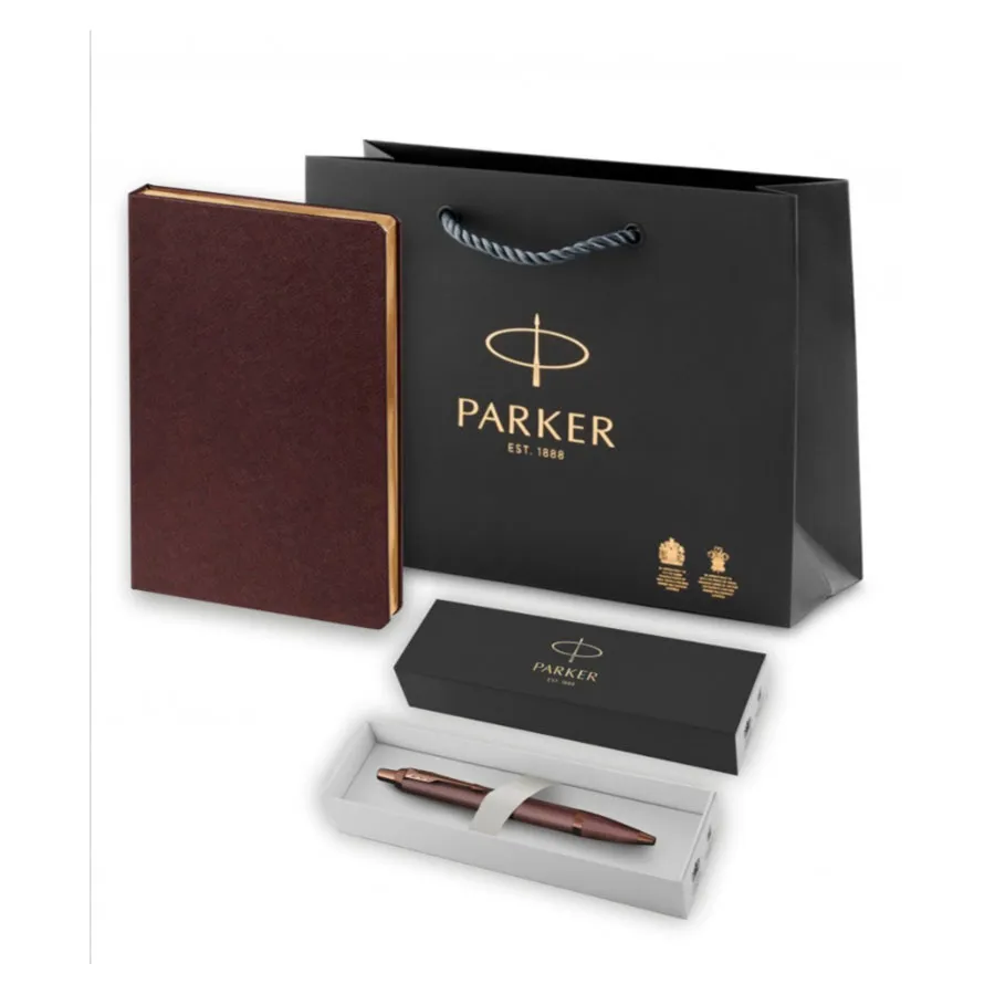 Parker Набор: Шар.руч IM Monochrome Brown BP(2190514) + Ежедн. недат.кор.(219111_05590514) 