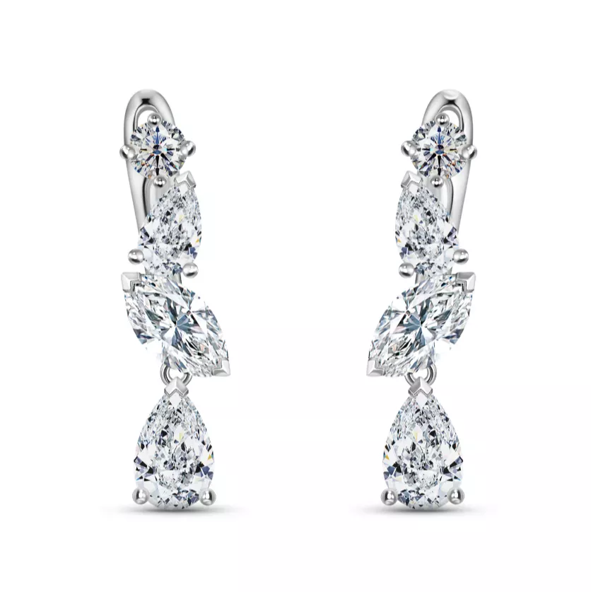 ALROSA Diamonds 1P333211S Серьги  Фото 2