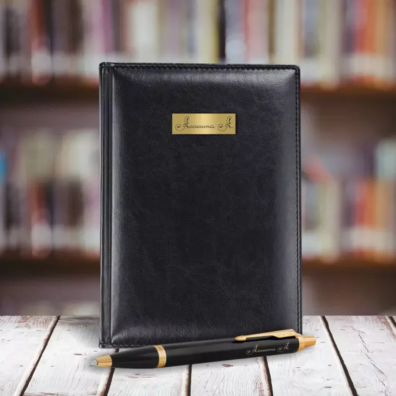 Parker Набор: Шариковая ручка IM Corel Black GT BP (1931666) + Ежедневник черный (MAL-1931666)  Фото 3