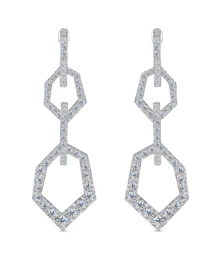 ALROSA Diamonds 1L287D11S Серьги  Фото 4