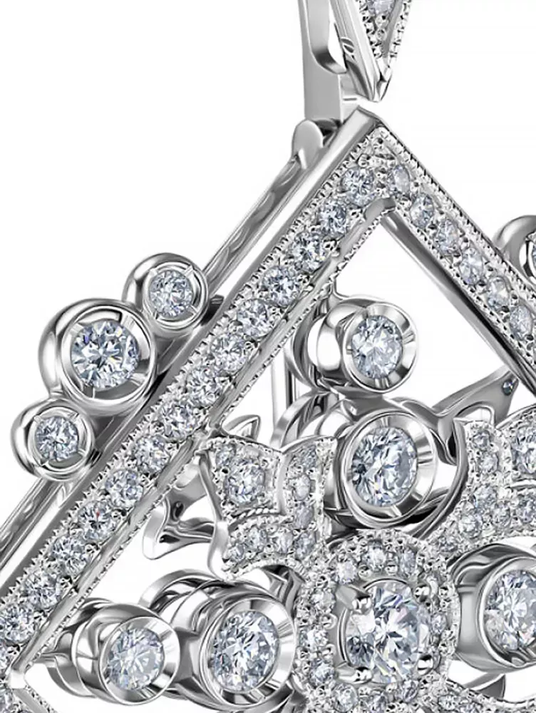 ALROSA Diamonds BH141D21S Брошь-подвеска  Фото 4