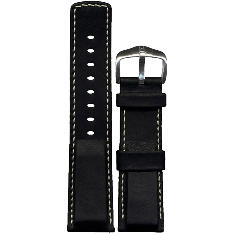 HIRSCH Ремешок 1450 21 50 24 Silver Sette Mariner 