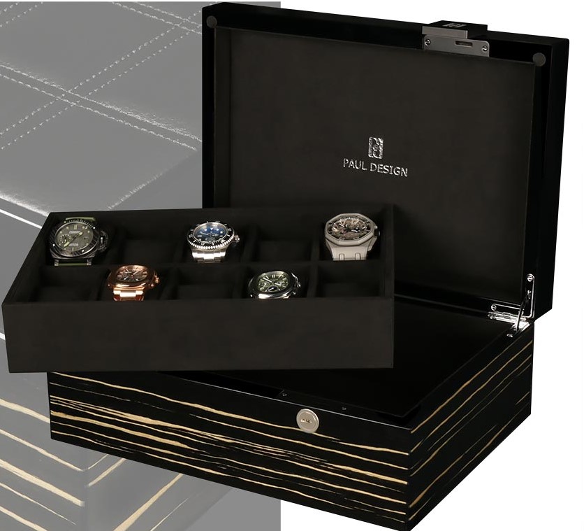 PAUL DESIGN Шкатулка для 10 часов PAUL DESIGN Collector10HBs  Фото 2