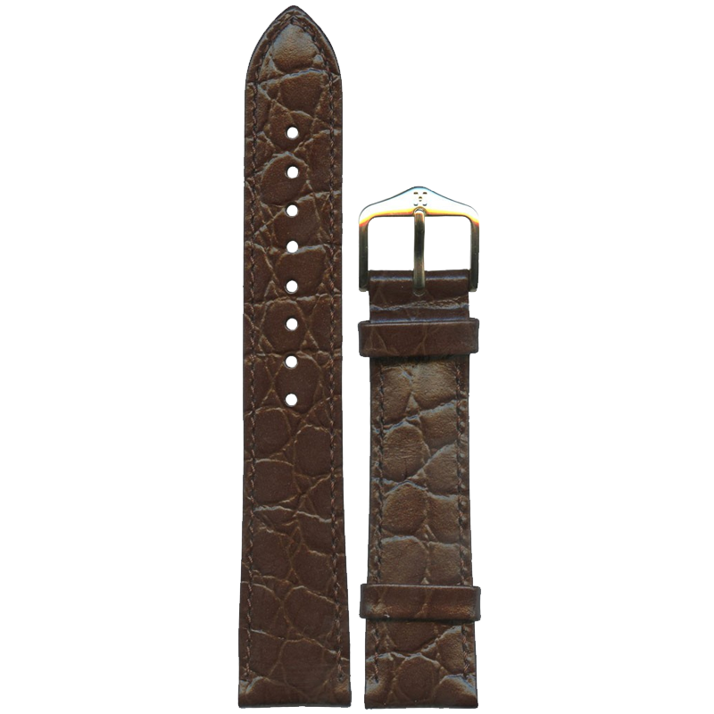 HIRSCH Ремешок 1230 28 20 18 Gold Sette Crocograin 