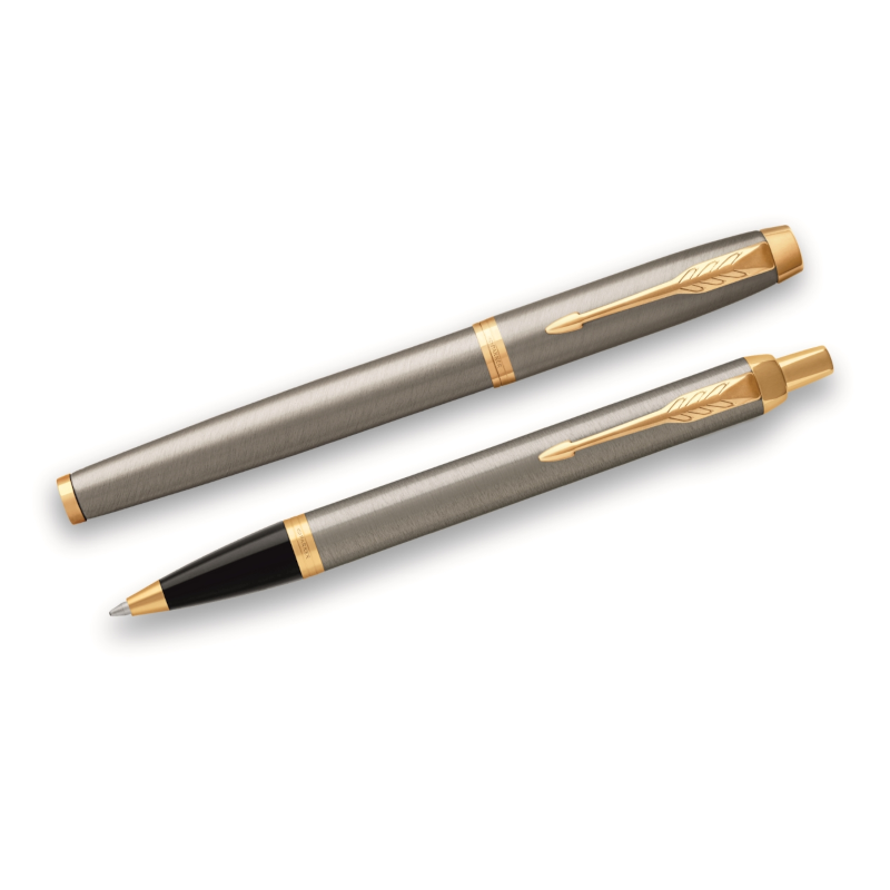 Parker STK122  Набор IM Core Brushed Metal GT роллер + шариковая  (2093217)  Фото 2