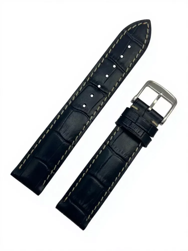 Timeking TY-LG.L2.518.01-19/18 черн, им.крокод, бел.строчка  Фото 1