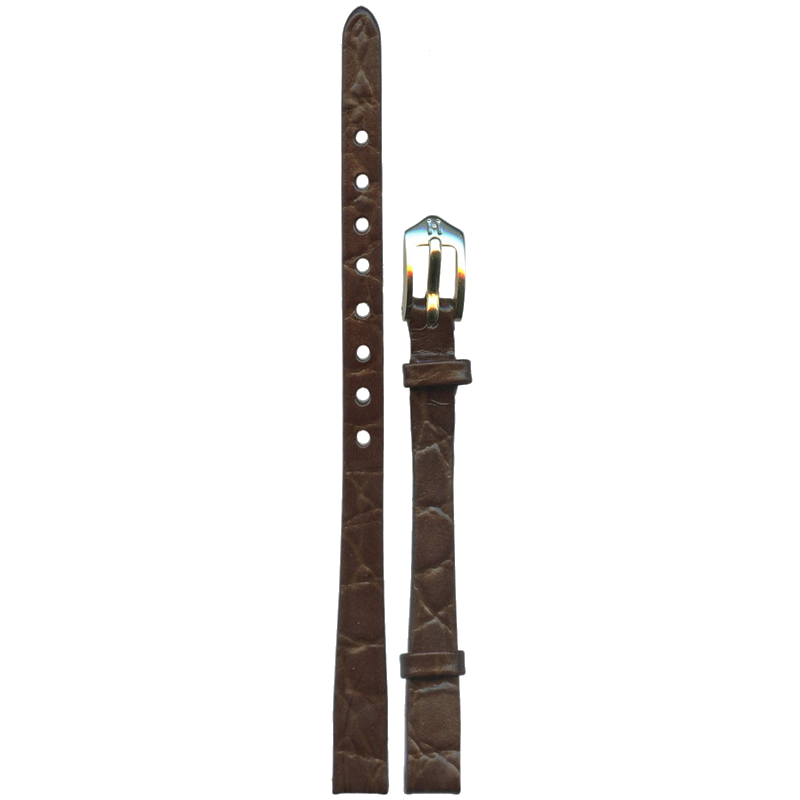 HIRSCH Ремешок 1230 28 10 08 Silver Sette Crocograin 
