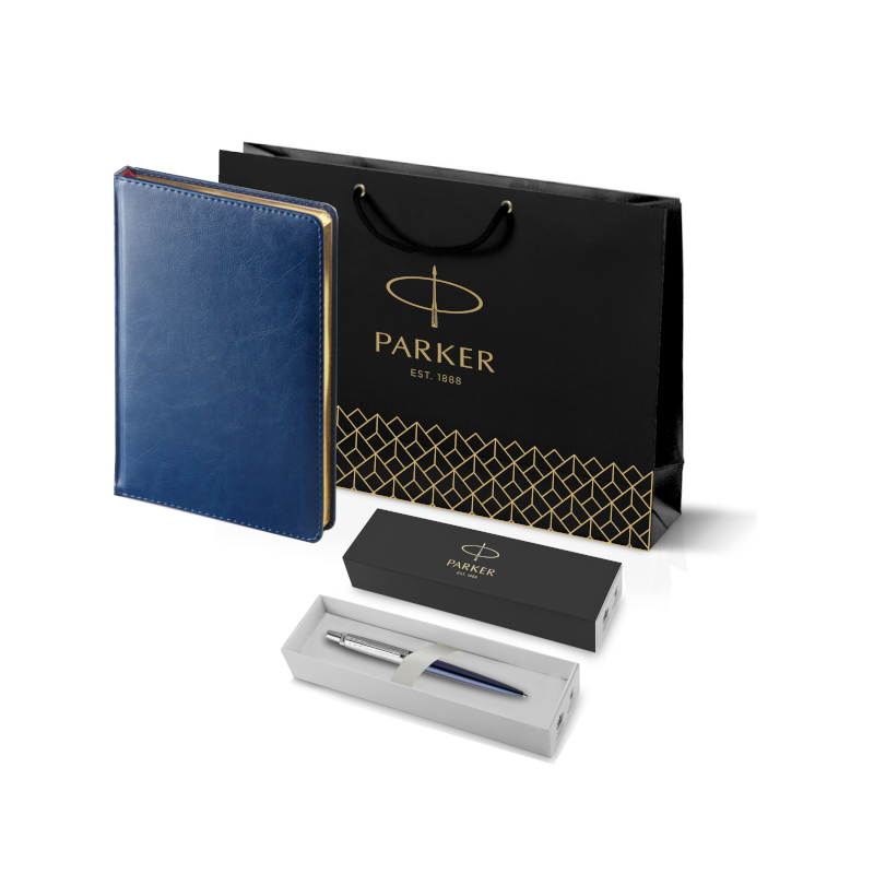 Parker Набор:Шар. Jotter Royal Blue CT BP (1953186)(1953347) и Ежедн. недат. син + пакет(195_3_128.043186) 