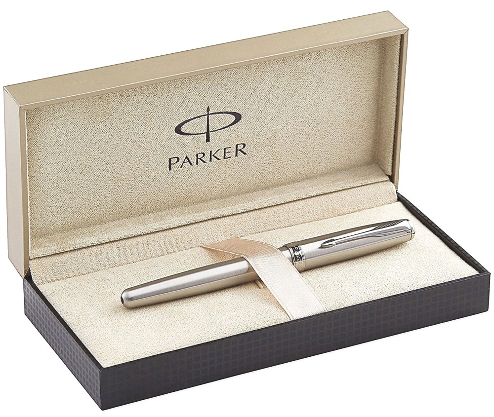 Parker F526 Sonnet Stainless Steel CT FP (S0809220)(S0809210)(1931509)  Фото 2