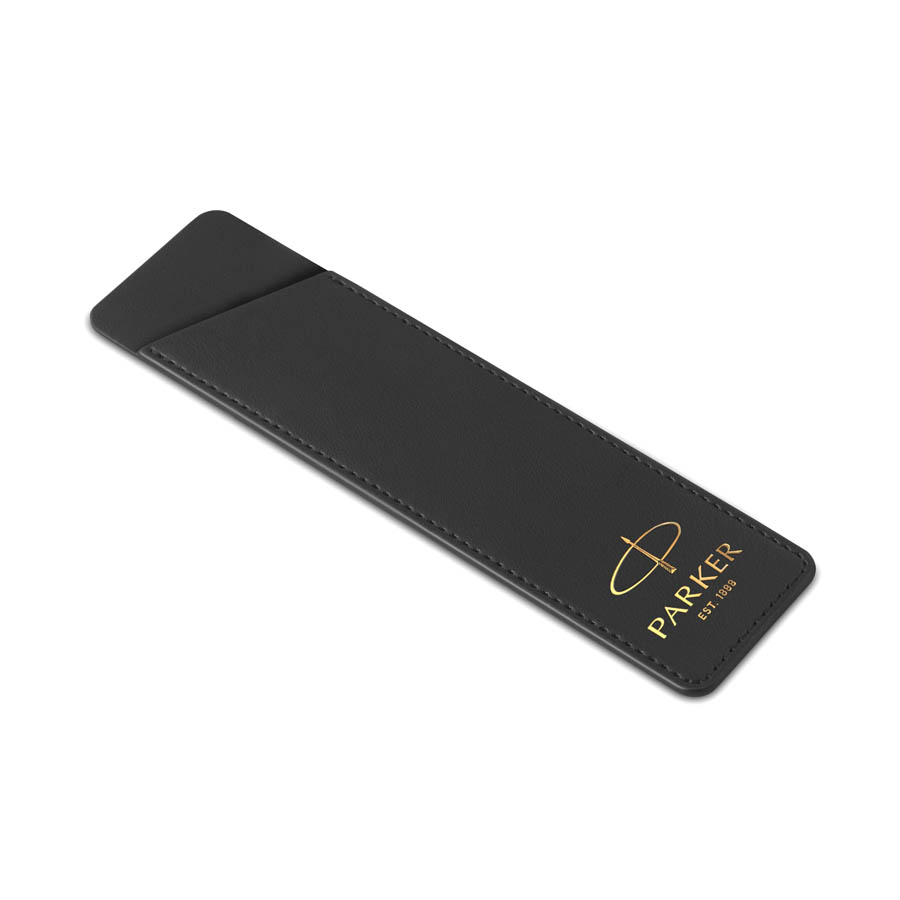 Parker 2023016 Чехол, матово-черный с золотым тиснением 