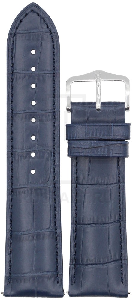 HIRSCH Ремешок 0102 80 80 24 Silver Sette Duke 