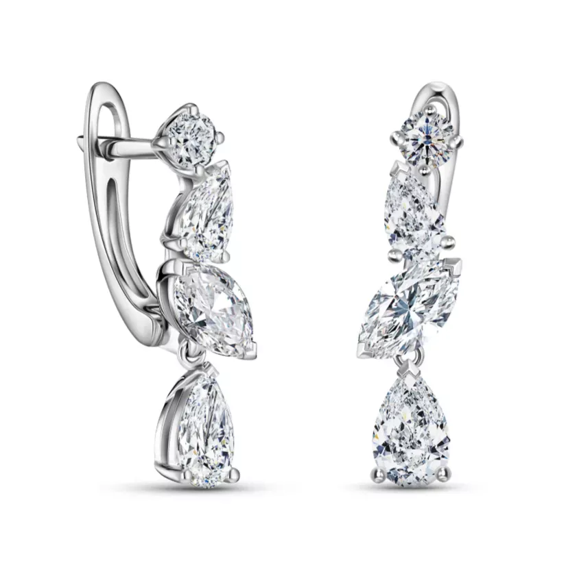 ALROSA Diamonds 1P333211S Серьги  Фото 1