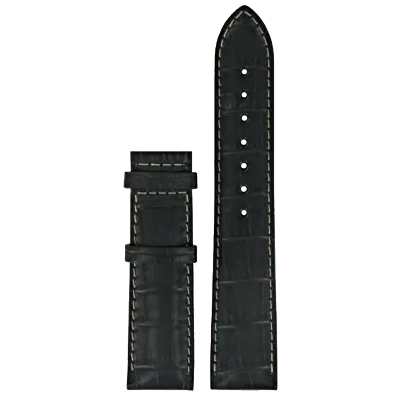 Certina C610014938 Ремешок черный с прострочкой, без замка 