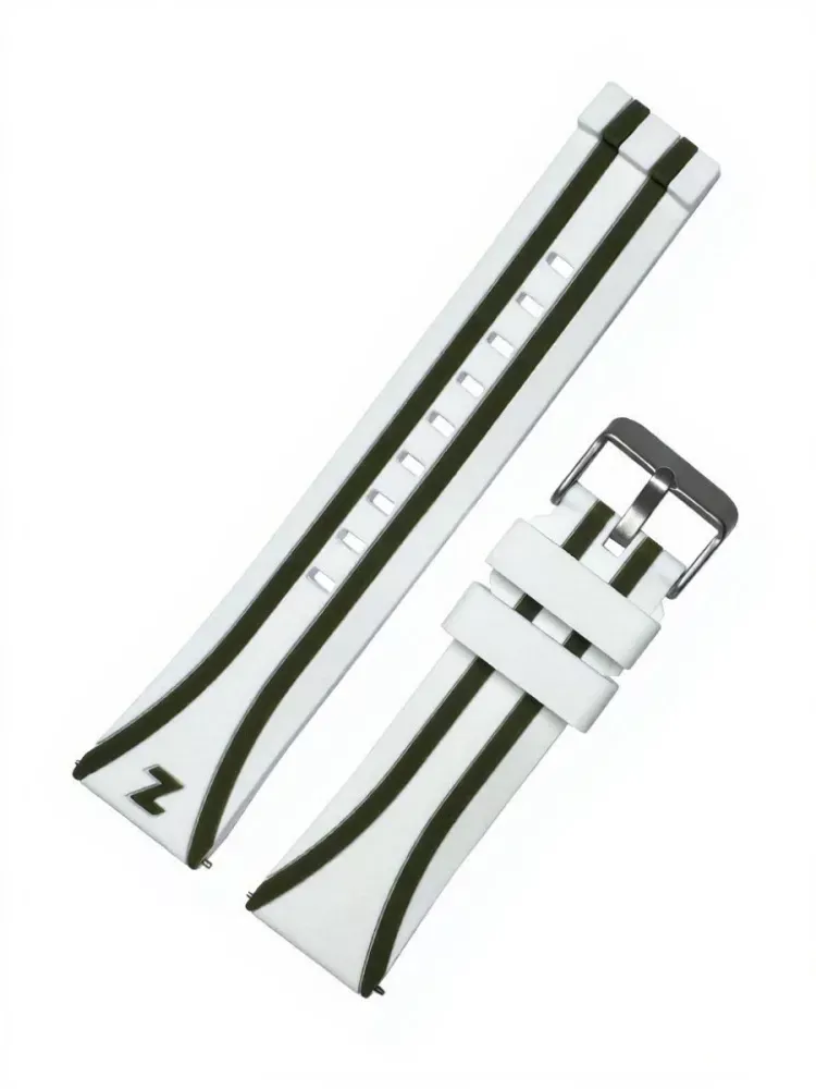 Timeking DT001R-70.42-22 Ремень силик. бел.-зелен.  Фото 1