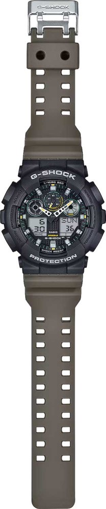 Наручные часы  Casio G-Shock GA-100TU-1A3 G-SHOCK Фото 3