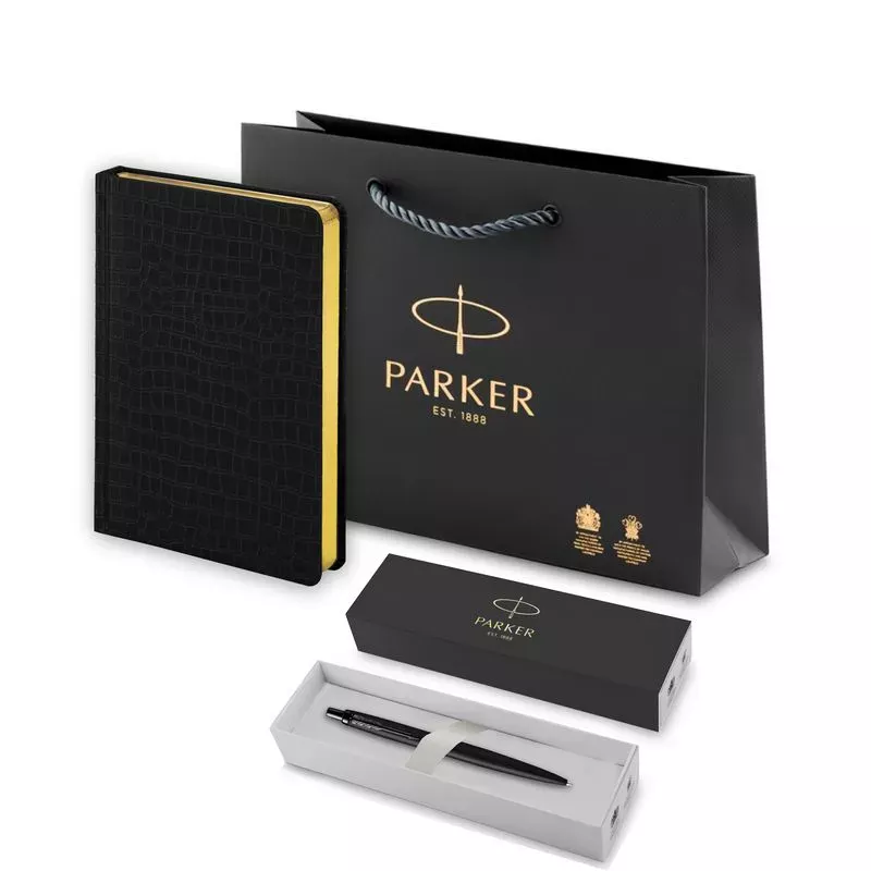 Parker Набор: Шар.руч Jotter XL SE20 Monochrome BlackBP(2122753) + Ежедн.черн. недат. (212_3_4942753)  Фото 1