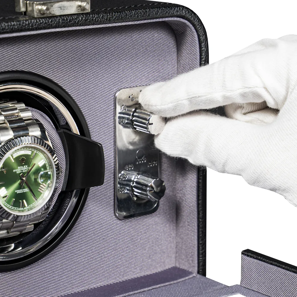 TIMESTORY Шкатулка для 1 часов с автоподзаводом TIMESTORY Badge 01BP  Фото 7