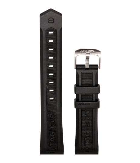 Tag Heuer Ремень каучук черный Tag Heuer  20мм, WAF201*/WAF1010/CAF711*(BT0710) 