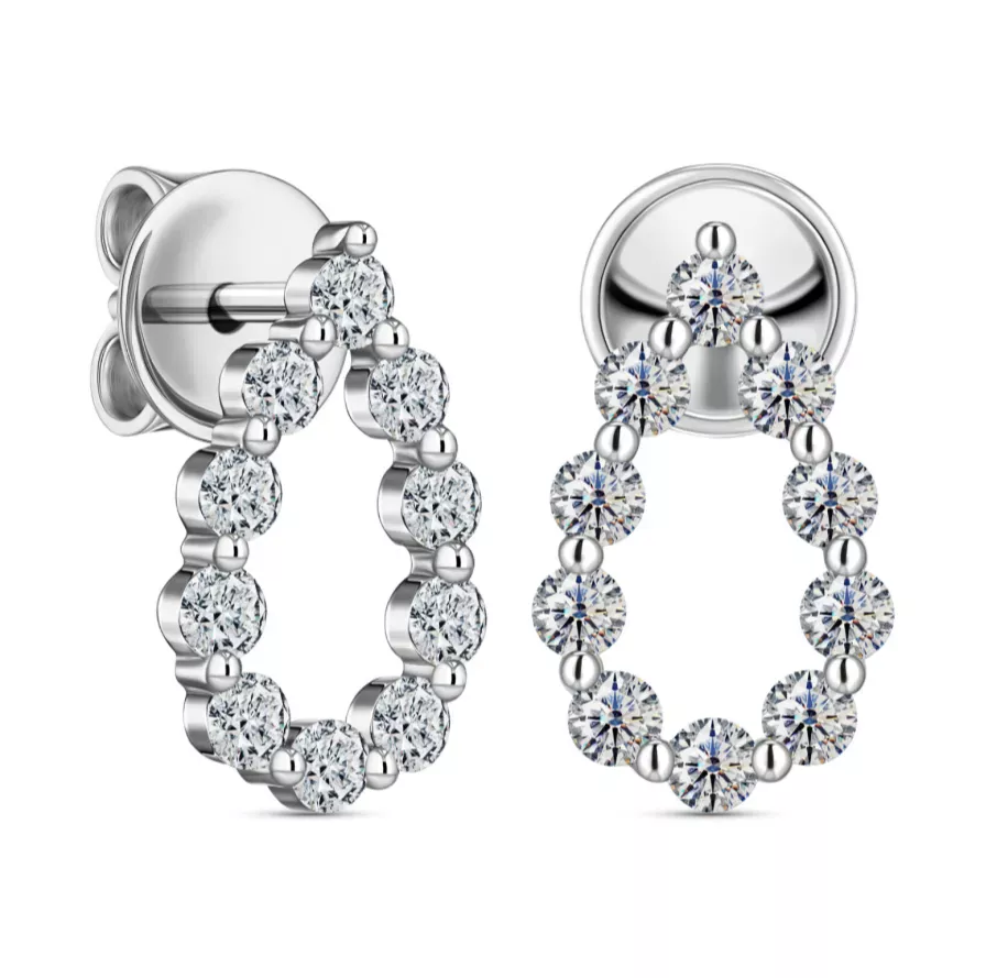 ALROSA Diamonds 9P095H11S Пуссеты  Фото 2