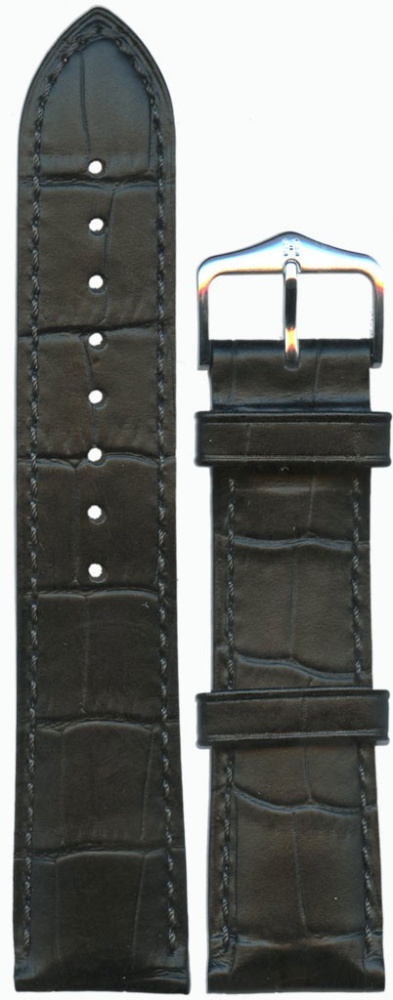 HIRSCH Ремешок 0102 80 50 22  Silver Sette Duke 