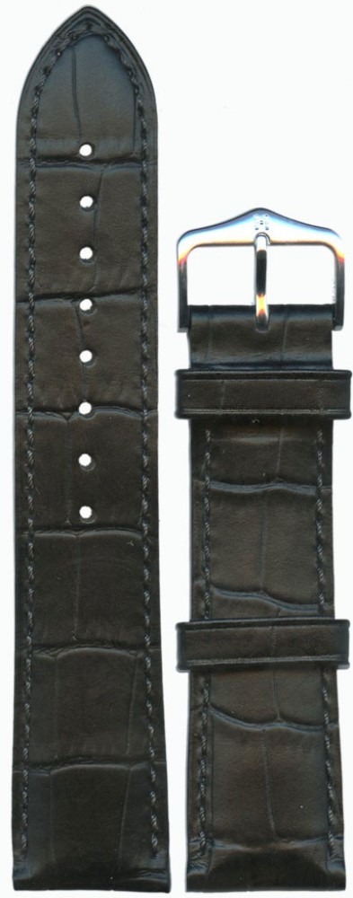 HIRSCH Ремешок 0102 80 50 22  Silver Sette Duke 
