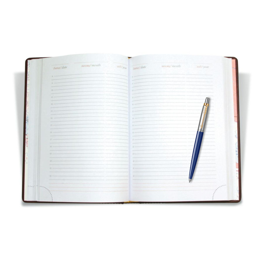 Parker Набор: Шар. ручка K160 Jotter Special Blue GT BP (1902662) + Ежедневник син. недат. (190264_5402662)  Фото 4