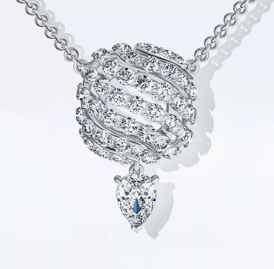 ALROSA Diamonds 5WA41311S Колье  Фото 3