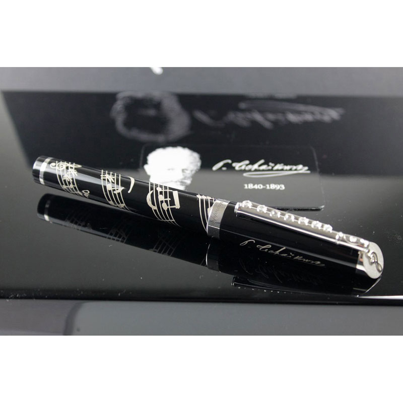 Montegrappa TCHAIK-B-FP-F Перьевая ручка Montegrappa Tchaikovsky «Черный Лебедь»  Фото 3