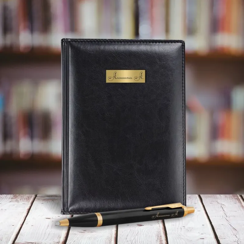 Parker Набор: Шариковая ручка IM Corel Black GT BP (1931666) + Ежедневник черный (MAL-1931666)  Фото 3