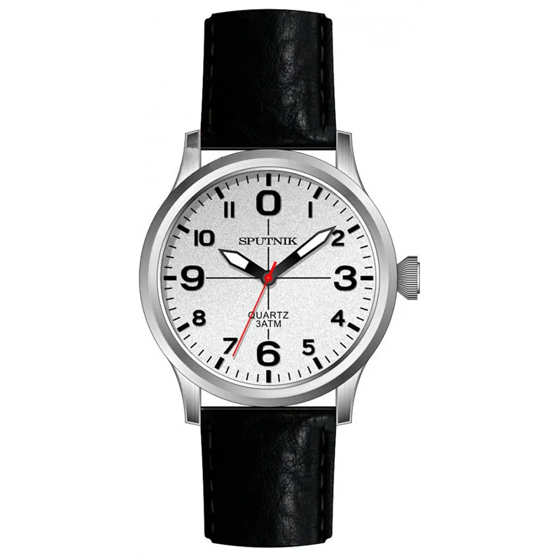 Спутник М-858250/1 (черн.) кож.рем. 3АТМ 