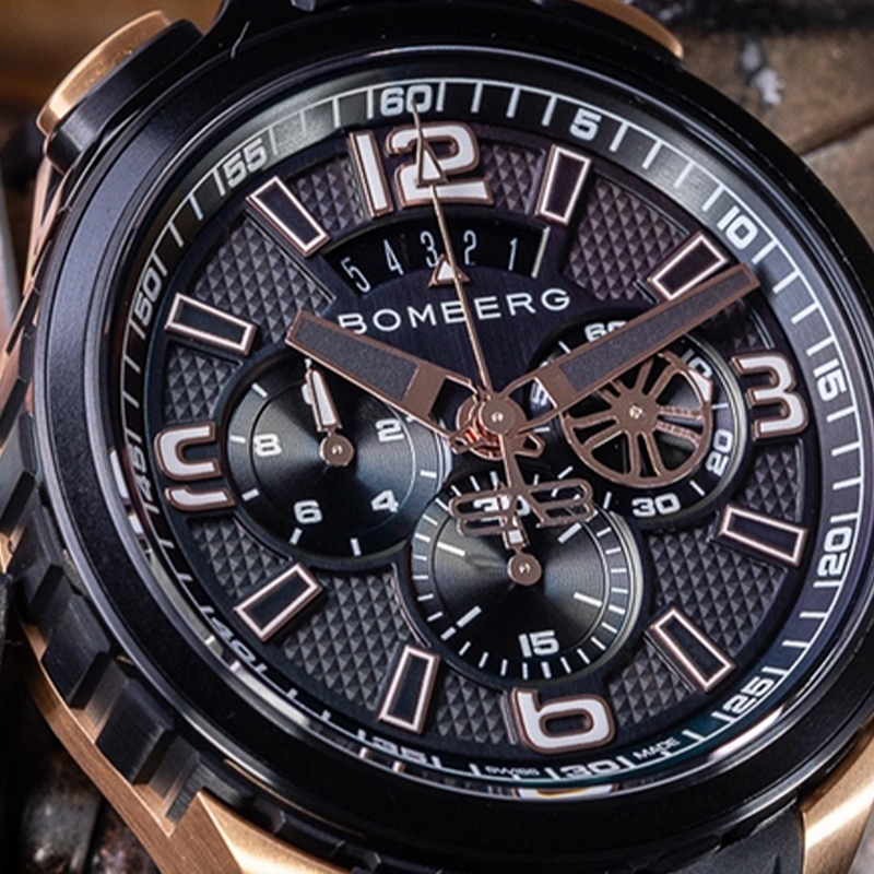 Наручные часы  Bomberg BS45CHPPKBA.062-1.11 BOLT-68 HERITAGE Фото 9