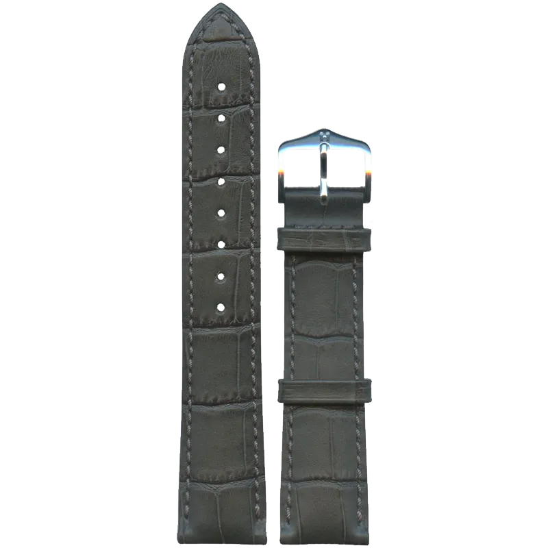 HIRSCH Ремешок 0102 80 30 18 Silver Sette-Duke 