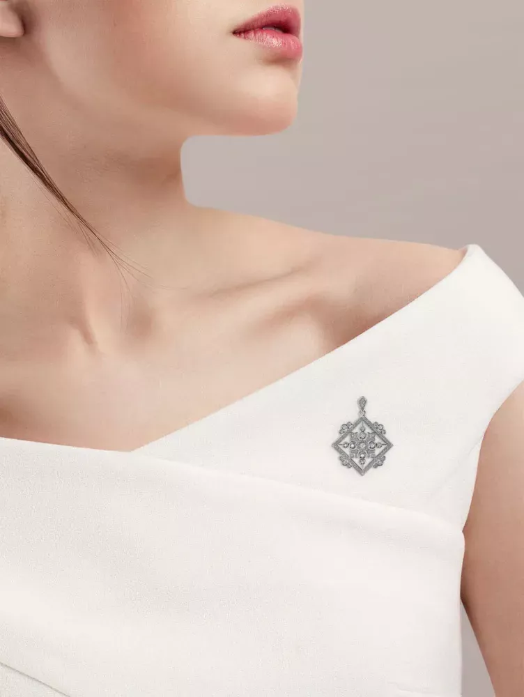 ALROSA Diamonds BH141D21S Брошь-подвеска  Фото 2