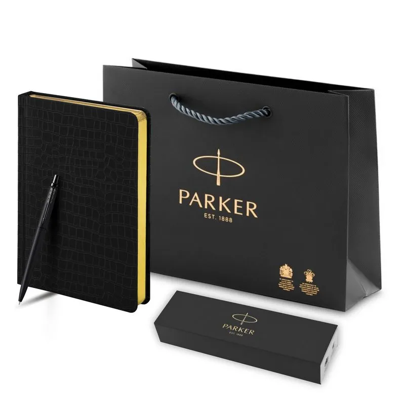 Parker Набор: Шар.руч Jotter XL SE20 Monochrome BlackBP(2122753) + Ежедн.черн. недат. (212_3_4942753)  Фото 5